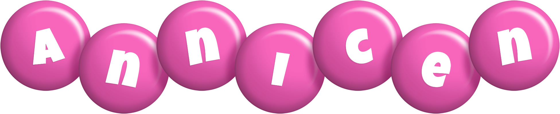 Annicen candy-pink logo