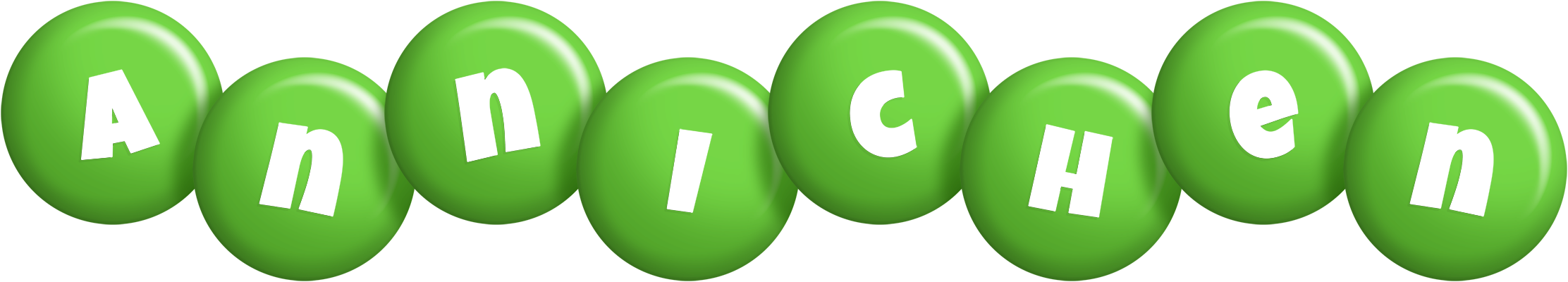 Annichen candy-green logo