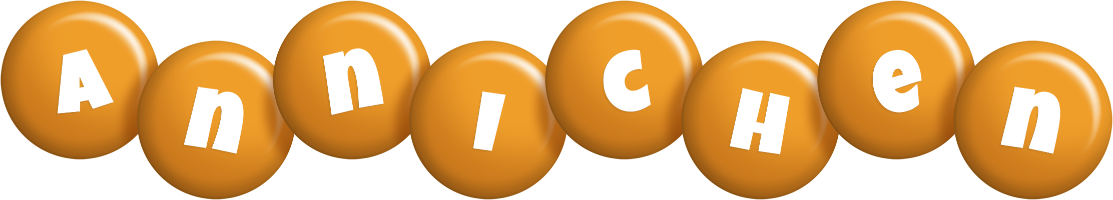 Annichen candy-orange logo