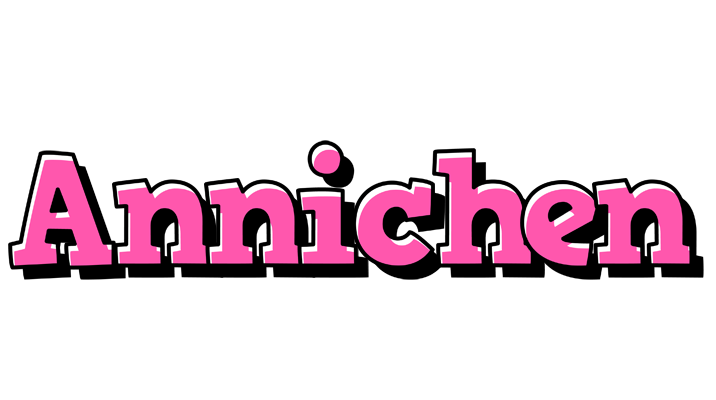 Annichen girlish logo