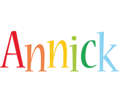 Annick birthday logo