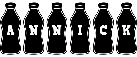 Annick bottle logo