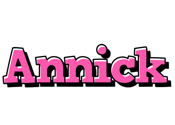 Annick girlish logo