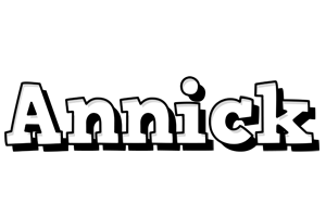 Annick snowing logo