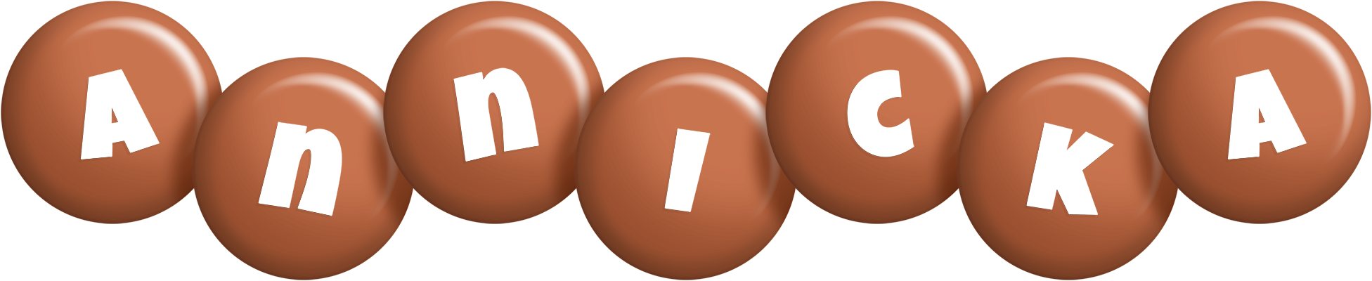 Annicka candy-brown logo