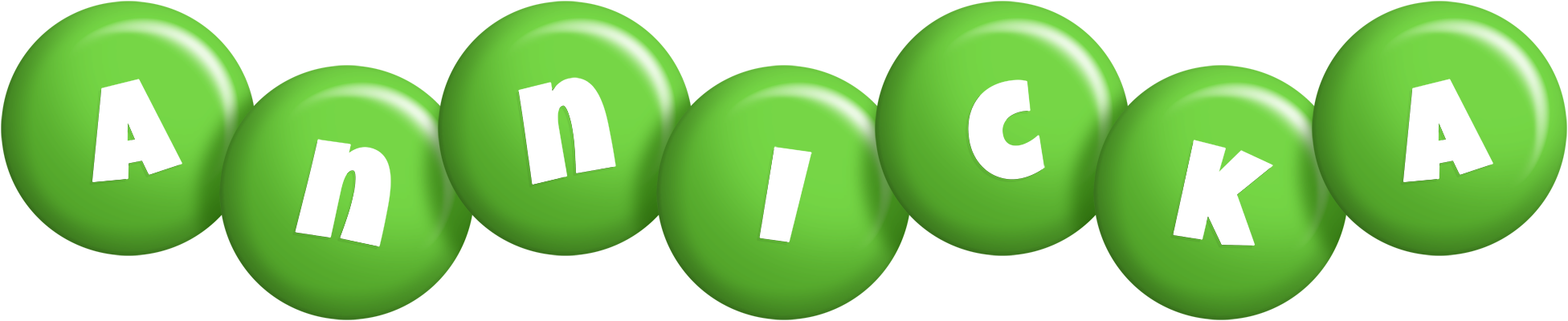 Annicka candy-green logo