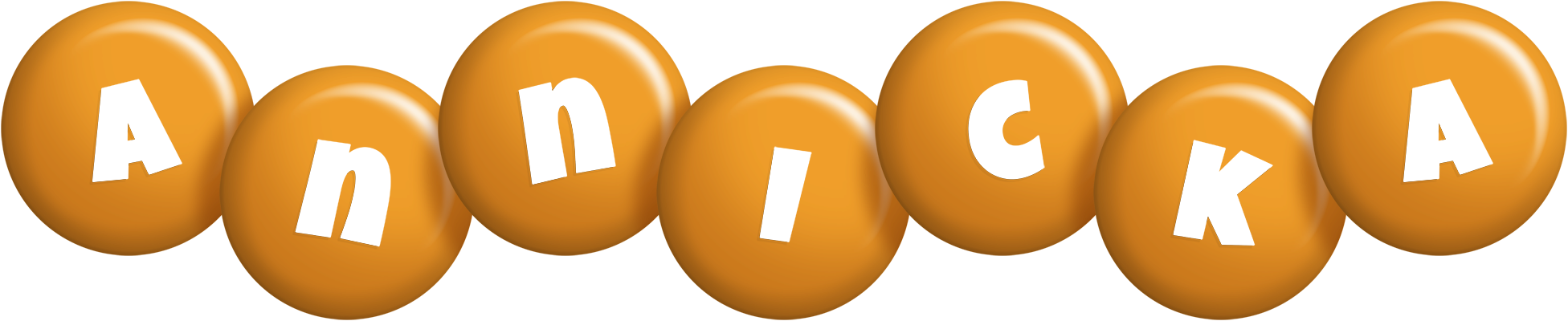 Annicka candy-orange logo