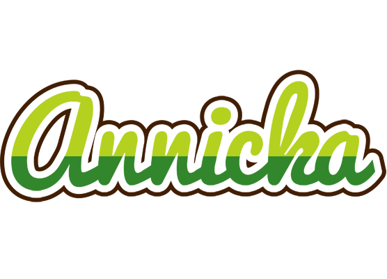 Annicka golfing logo