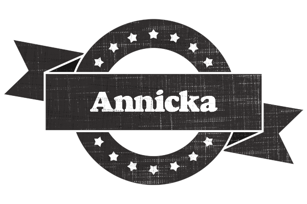 Annicka grunge logo