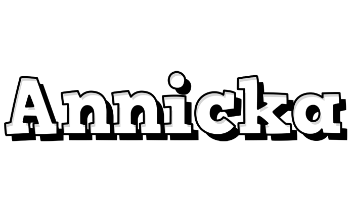 Annicka snowing logo