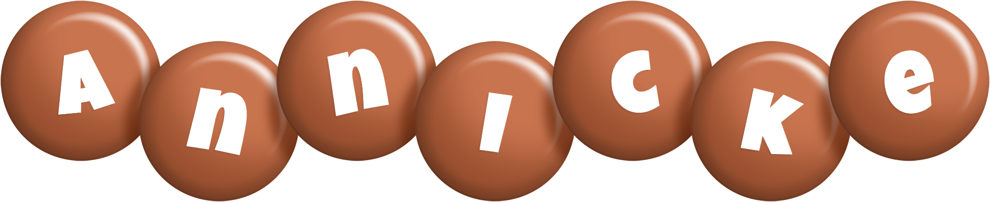 Annicke candy-brown logo