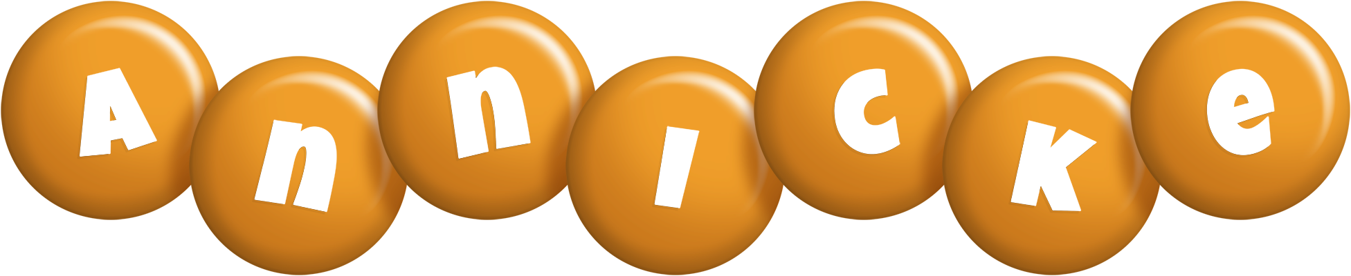 Annicke candy-orange logo