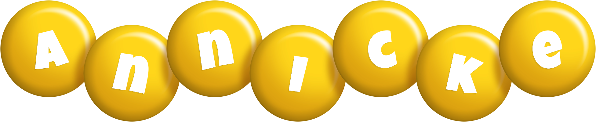Annicke candy-yellow logo