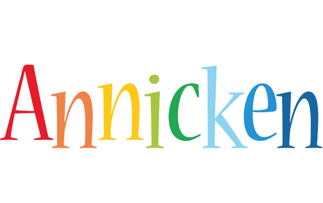 Annicken birthday logo