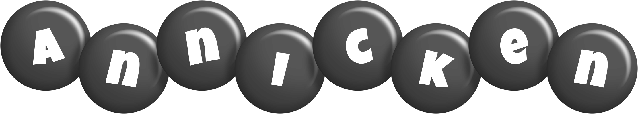 Annicken candy-black logo
