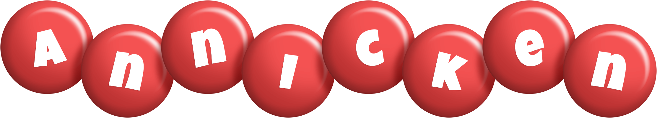 Annicken candy-red logo