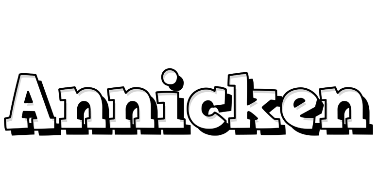 Annicken snowing logo