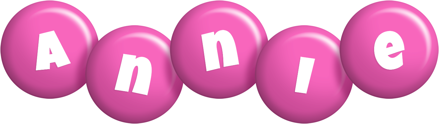 Annie candy-pink logo