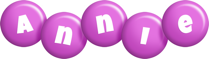 Annie candy-purple logo