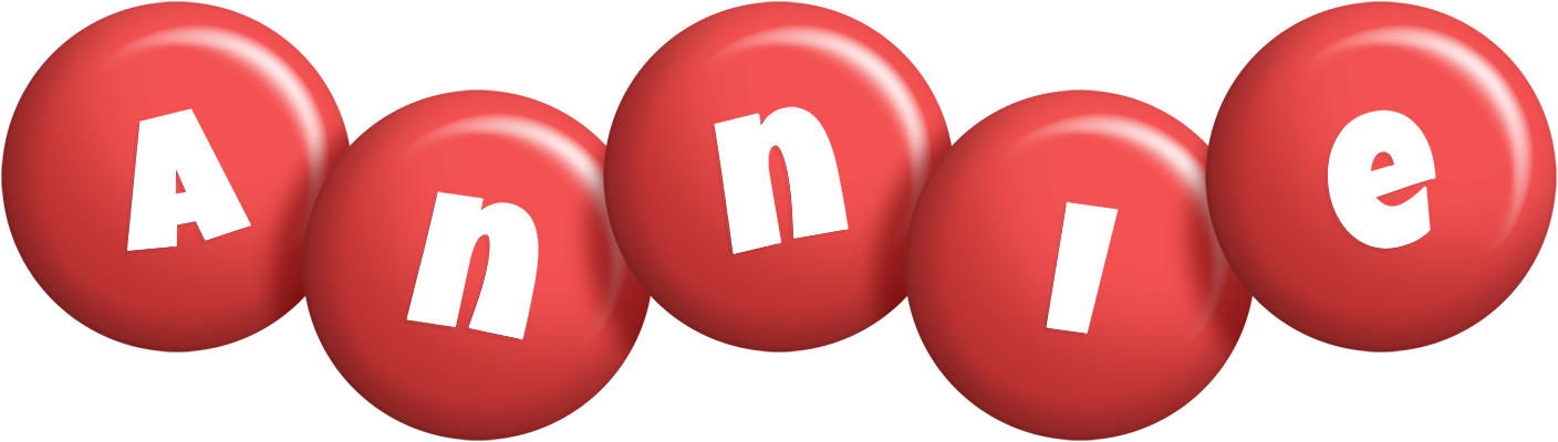 Annie candy-red logo
