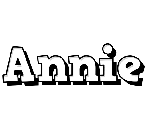 Annie snowing logo