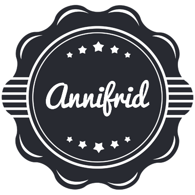 Annifrid badge logo