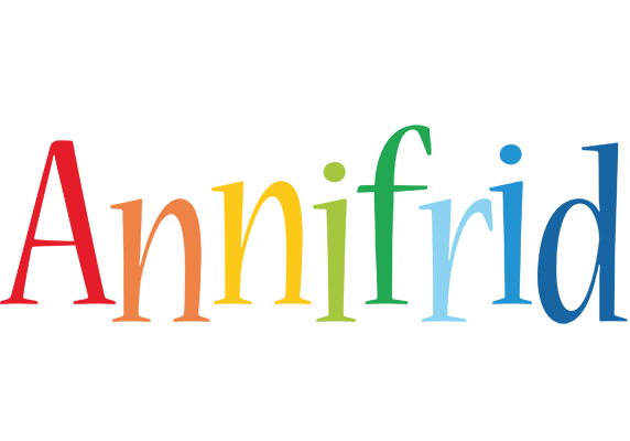 Annifrid birthday logo