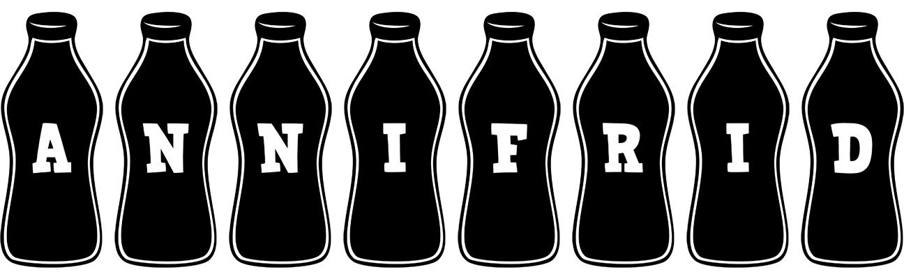 Annifrid bottle logo