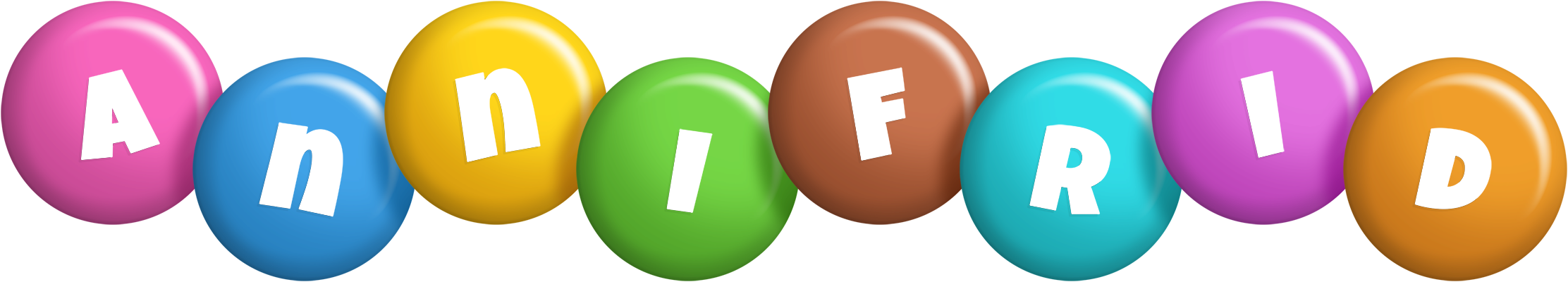 Annifrid candy logo