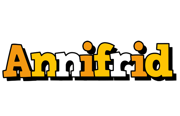Annifrid cartoon logo