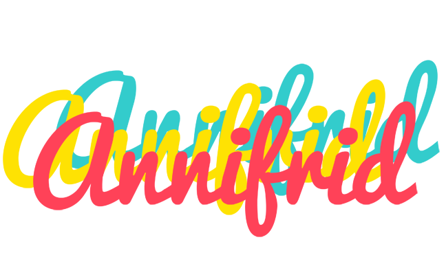 Annifrid disco logo