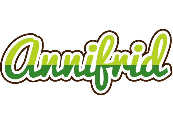 Annifrid golfing logo