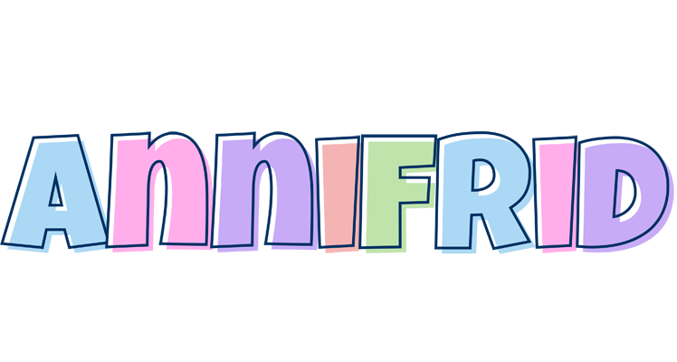 Annifrid pastel logo