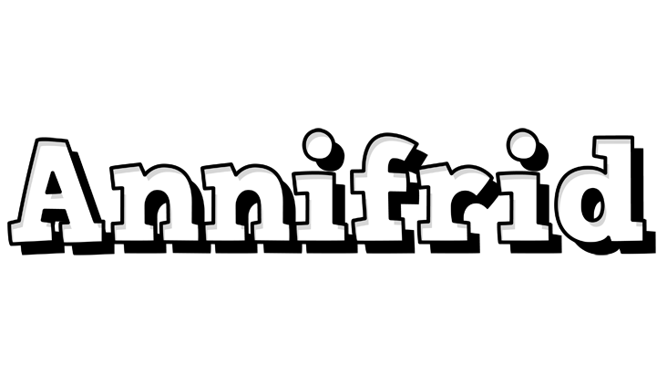 Annifrid snowing logo