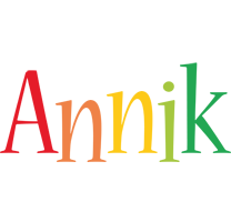 Annik birthday logo