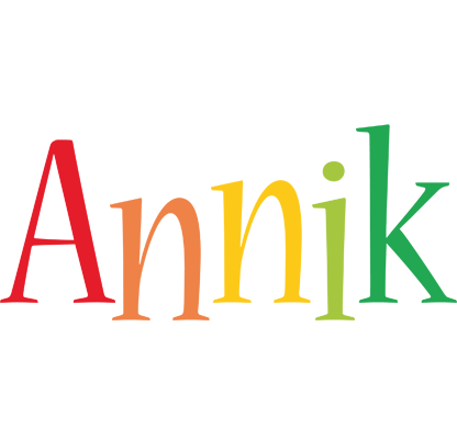 Annik birthday logo