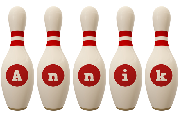 Annik bowling-pin logo