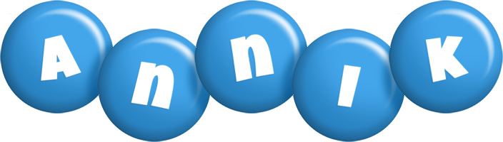 Annik candy-blue logo