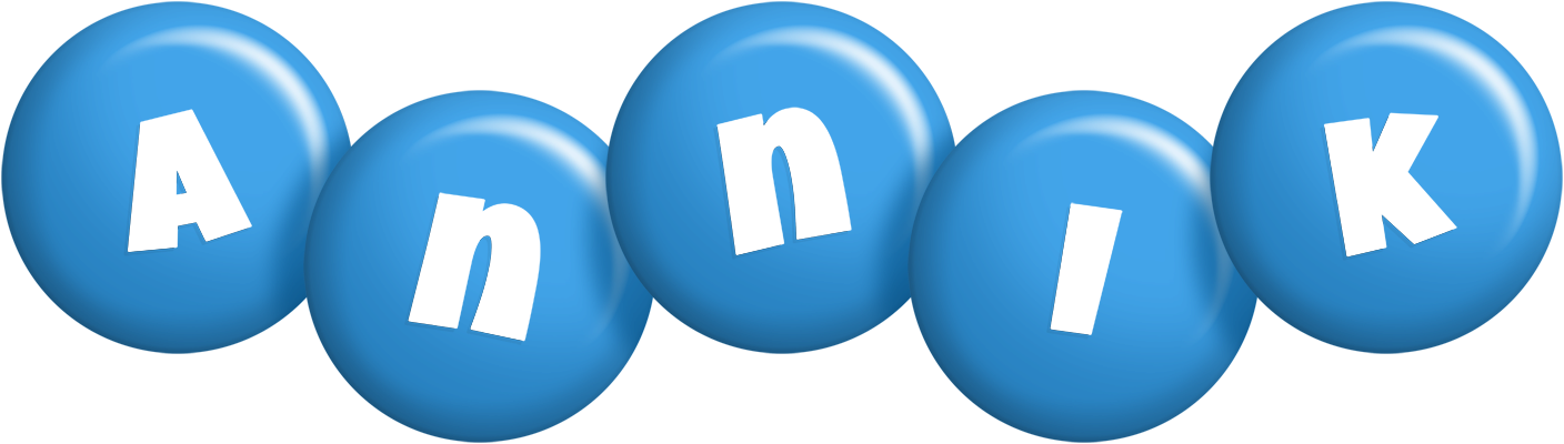 Annik candy-blue logo