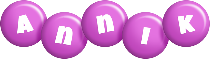 Annik candy-purple logo