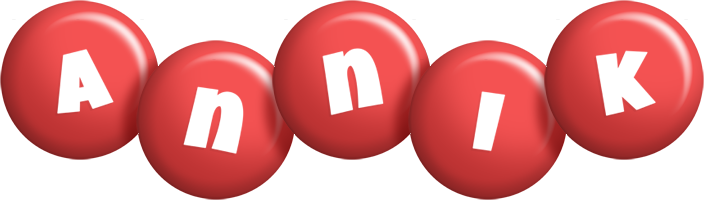 Annik candy-red logo