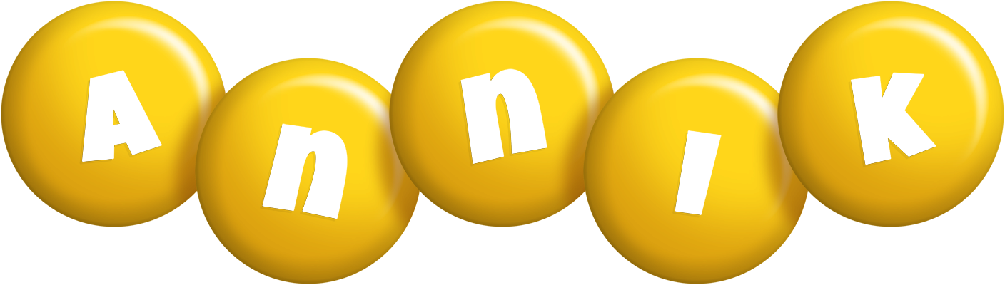 Annik candy-yellow logo