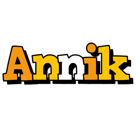 Annik cartoon logo