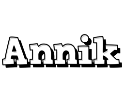 Annik snowing logo