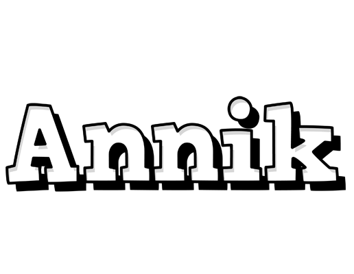 Annik snowing logo