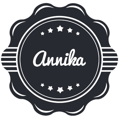 Annika badge logo