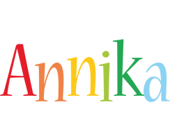 Annika birthday logo