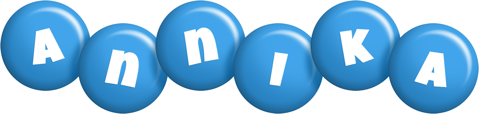 Annika candy-blue logo