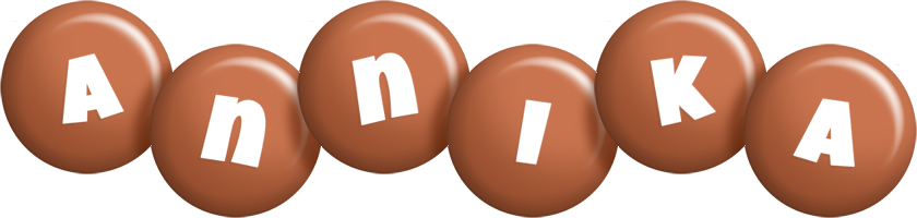 Annika candy-brown logo