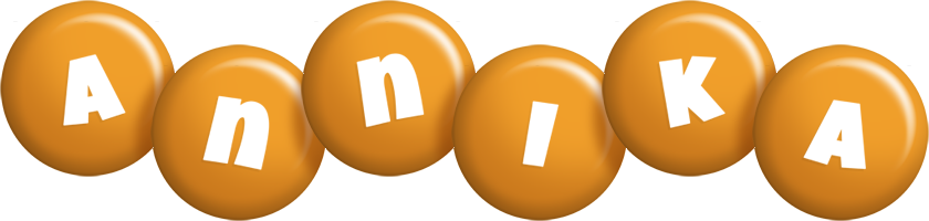 Annika candy-orange logo